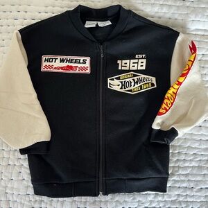 NWOT Zara x HotWheels boys cotton zip sweatshirt jacket. Size 5/6. Never worn